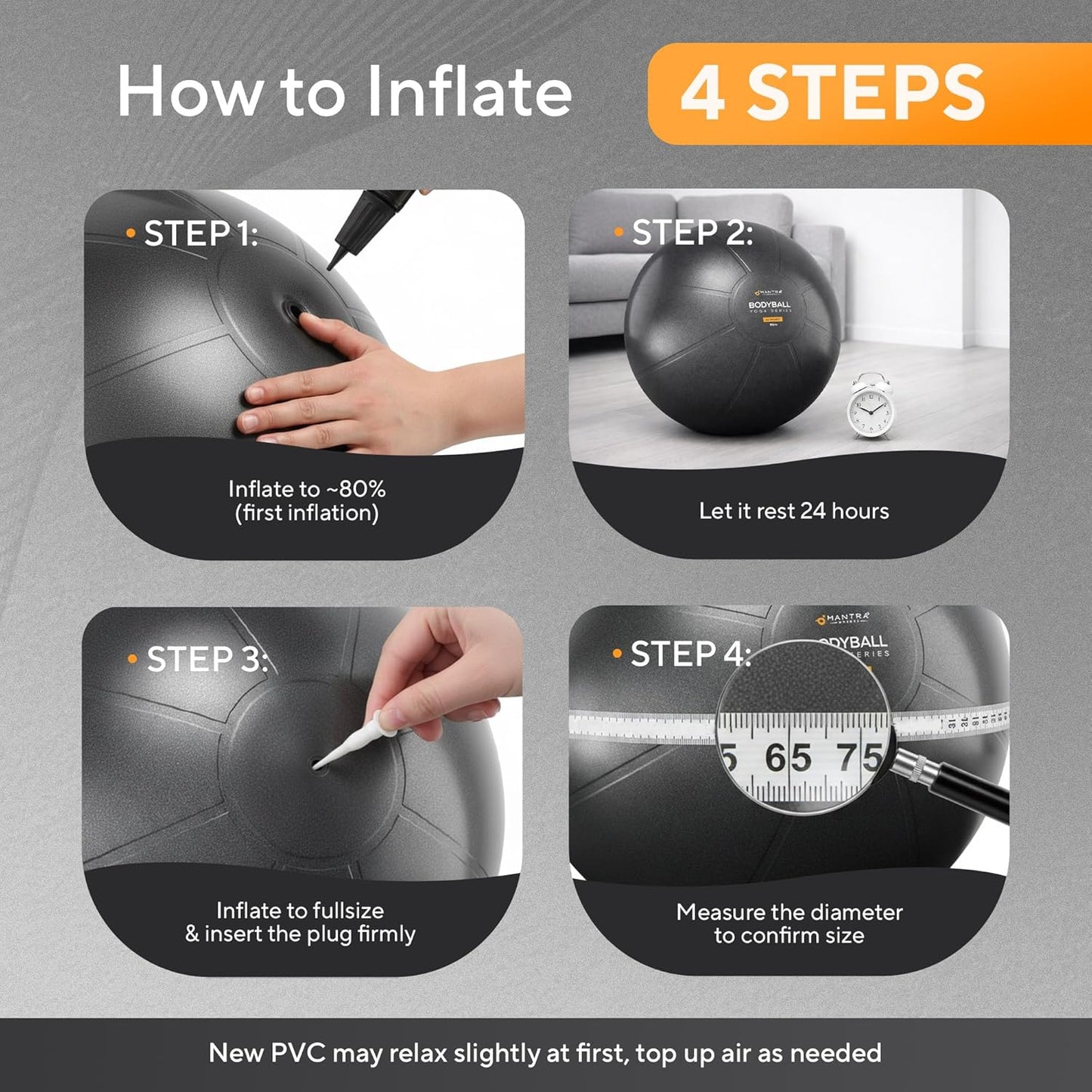 Yoga Ball for Pilates & Fitness