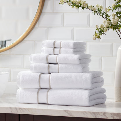 6-Piece Egyptian Cotton Towel Set