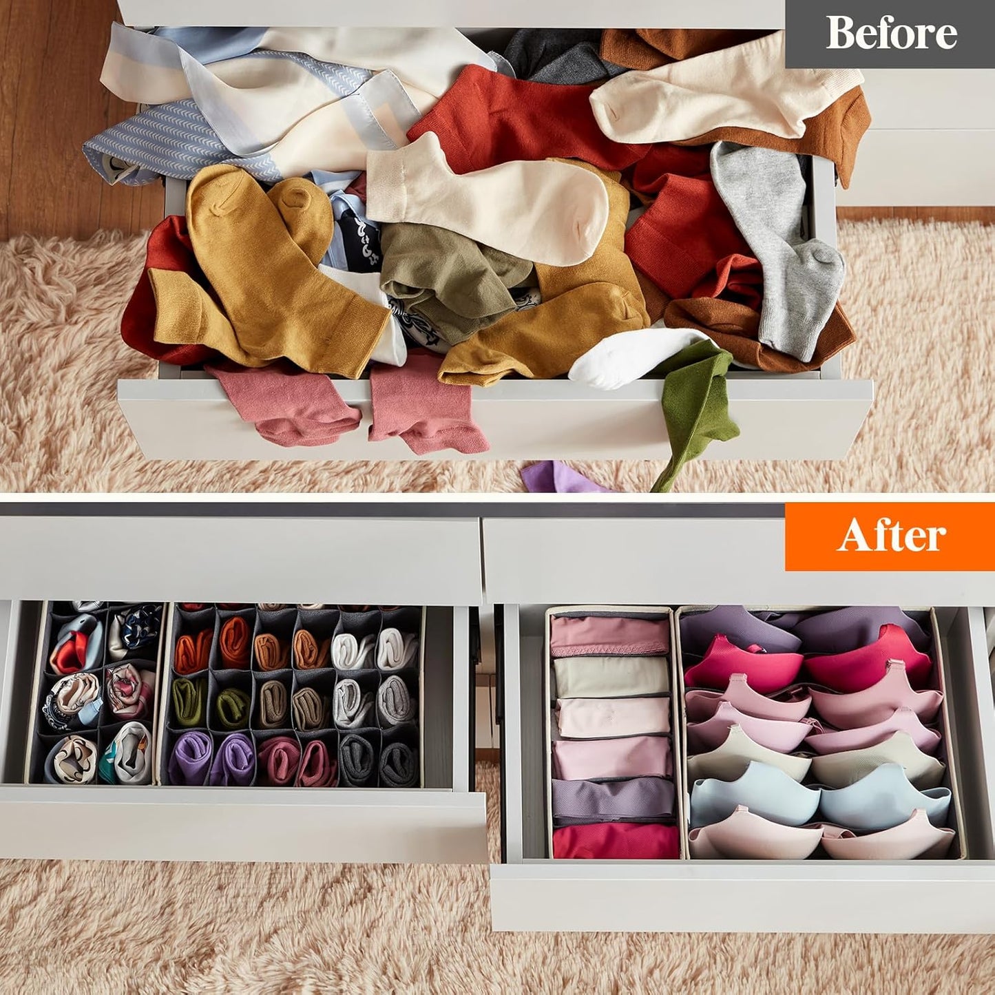 Underwear Drawer Organizer
