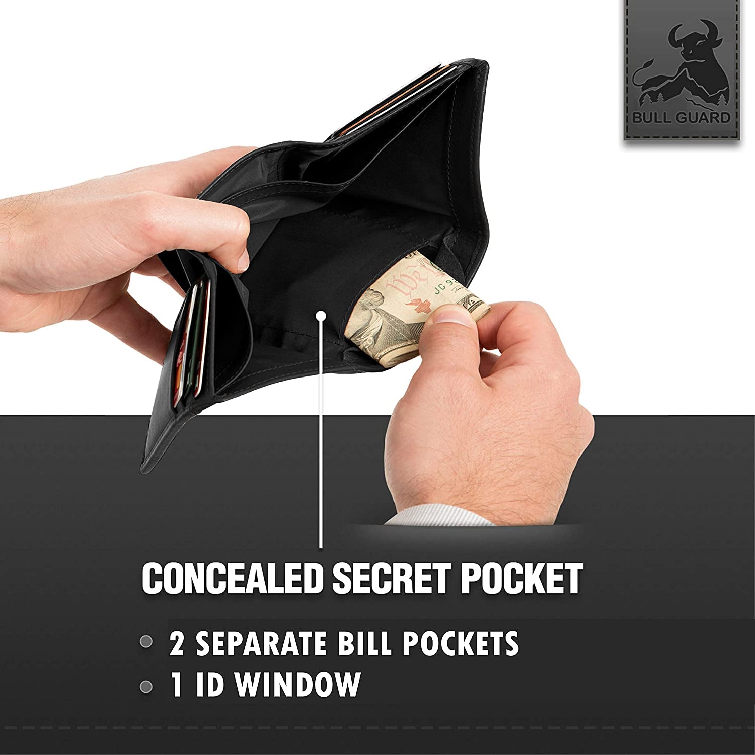 Black Top Grain Genuine Leather