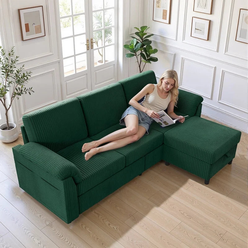 Sofá Convertible En Forma De L