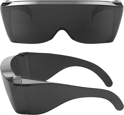 Cover-Ups Black Fit over Sunglasses - Wrap around Sunglasses - People Who Wear Prescription Glasses in the Sun