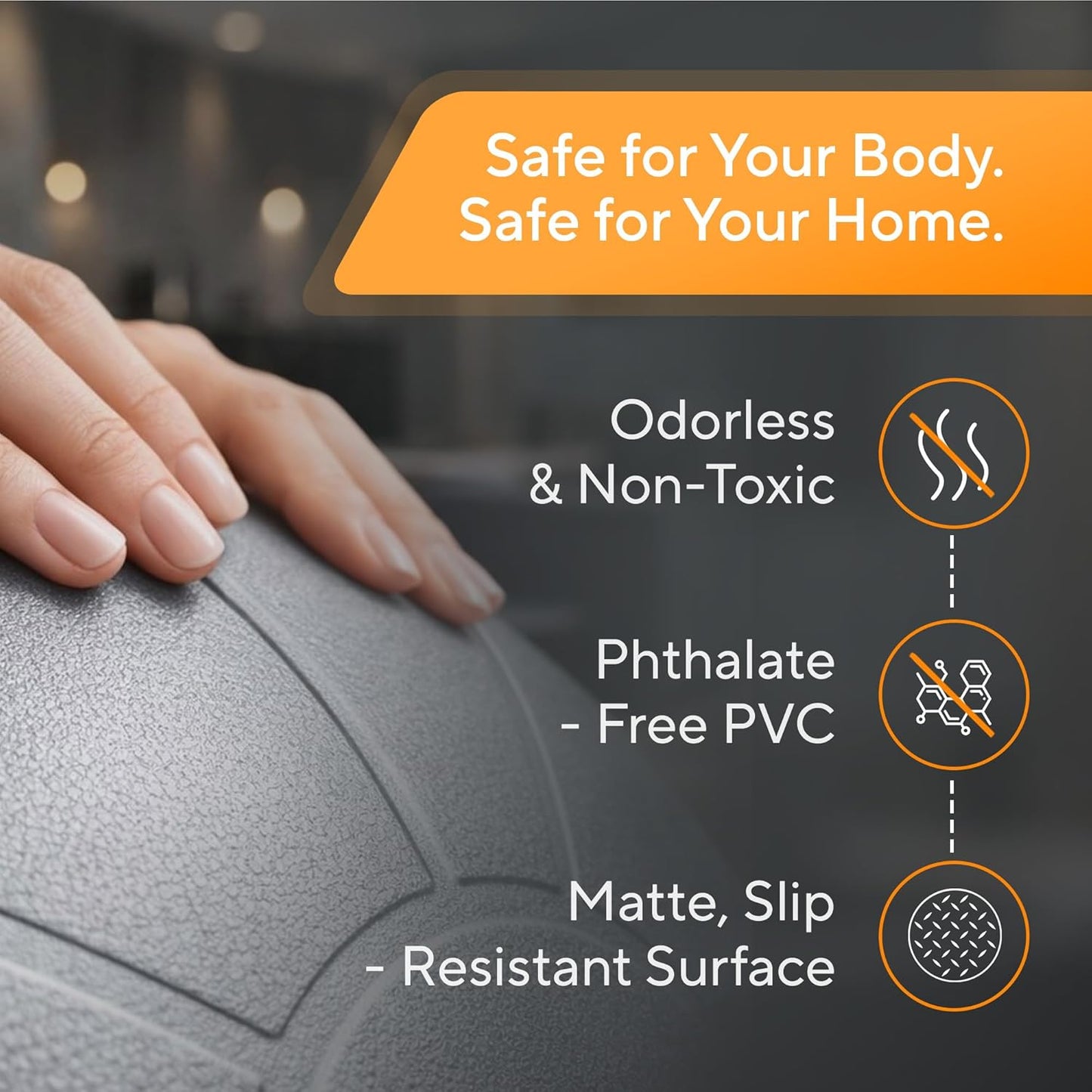 Yoga Ball for Pilates & Fitness 