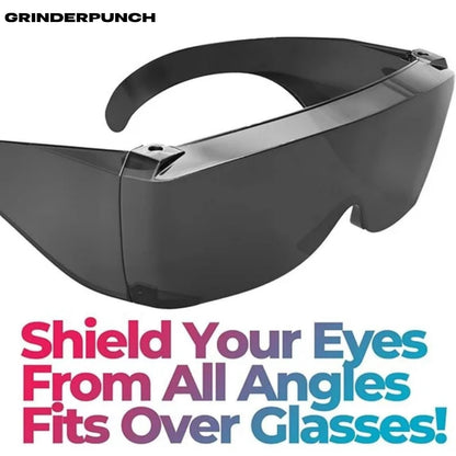 Cover-Ups Black Fit over Sunglasses - Wrap around Sunglasses - People Who Wear Prescription Glasses in the Sun