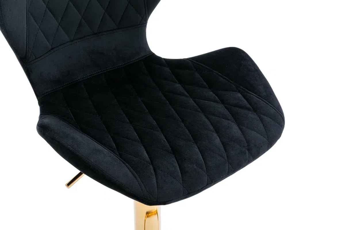 Modern Velvet Counter Stool