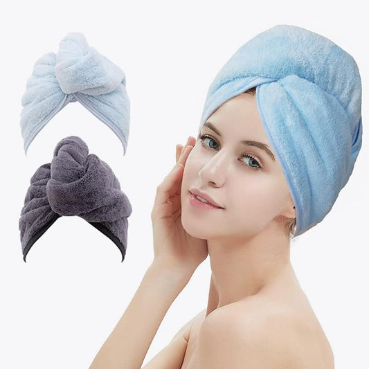 2 Pack Hair Drying Towels