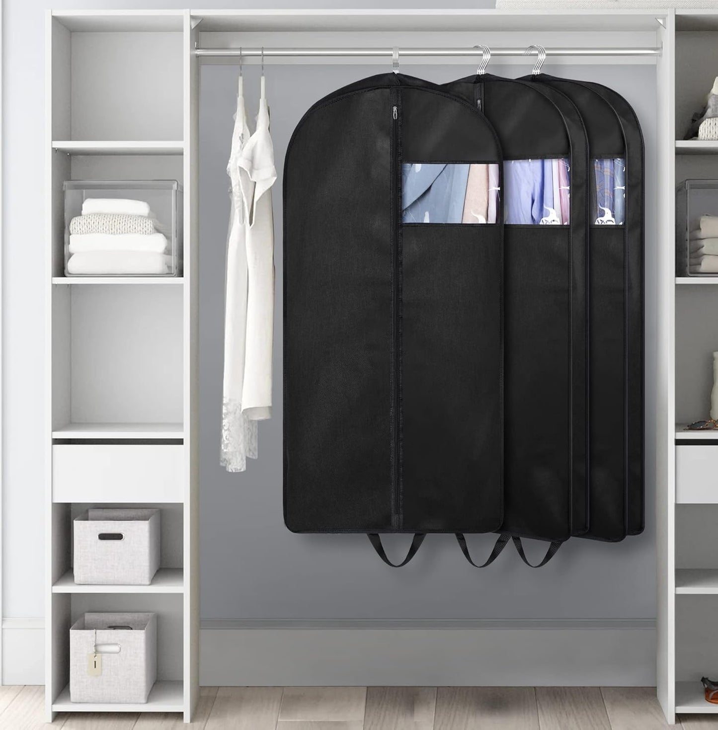 Suit Bags for Closet Storage and Travel