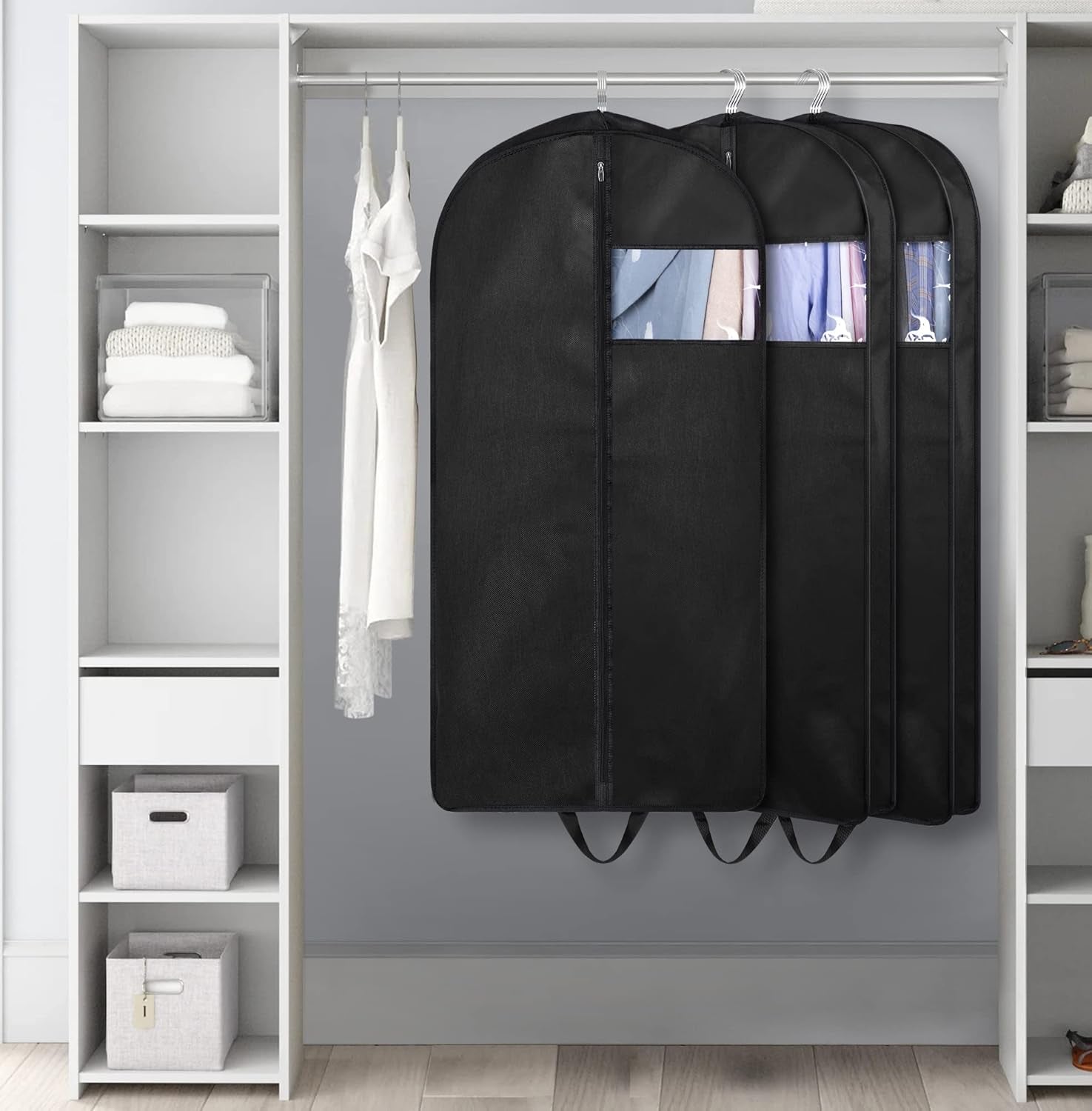 Suit Bags for Closet Storage and Travel