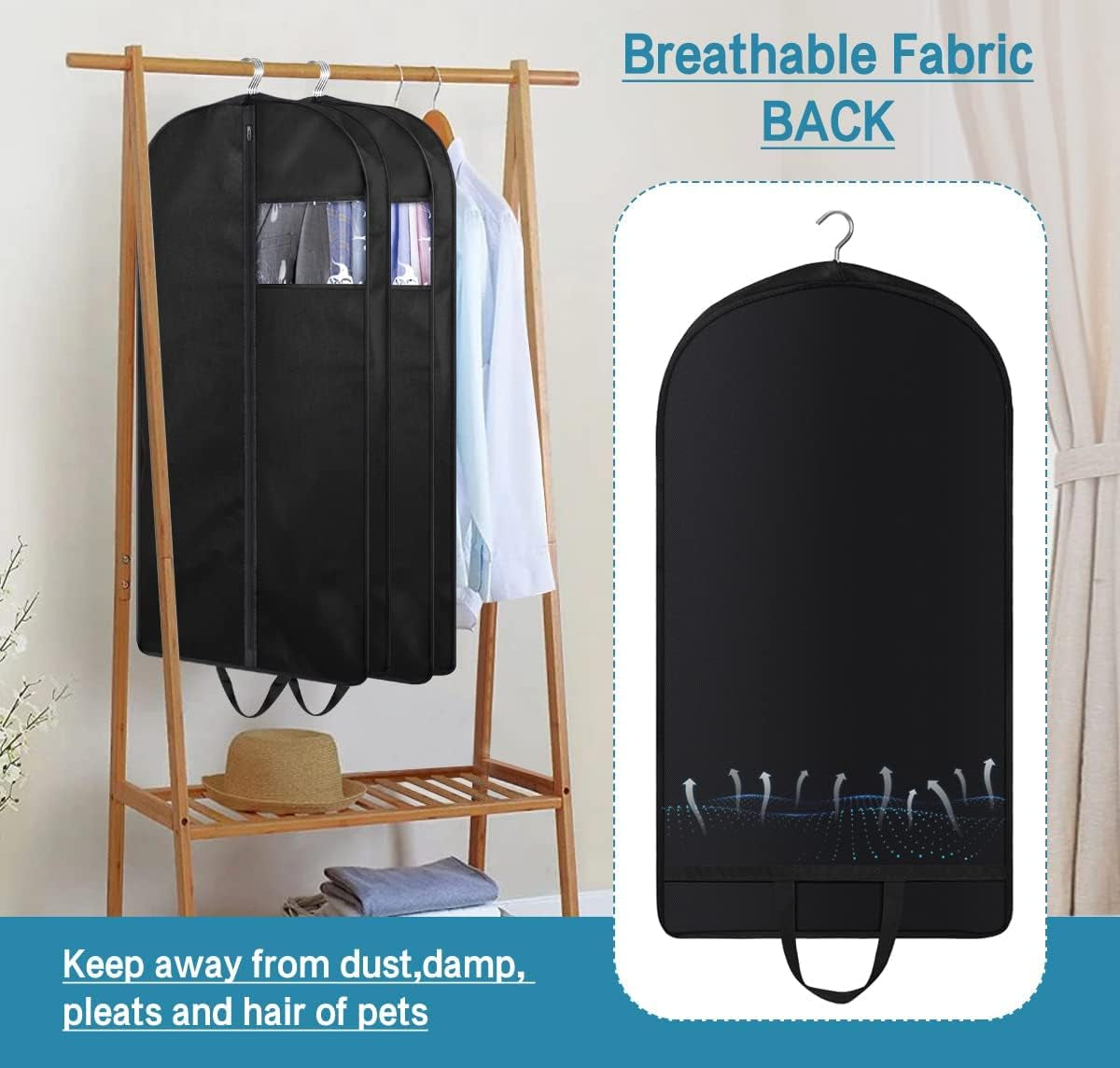 Suit Bags for Closet Storage and Travel